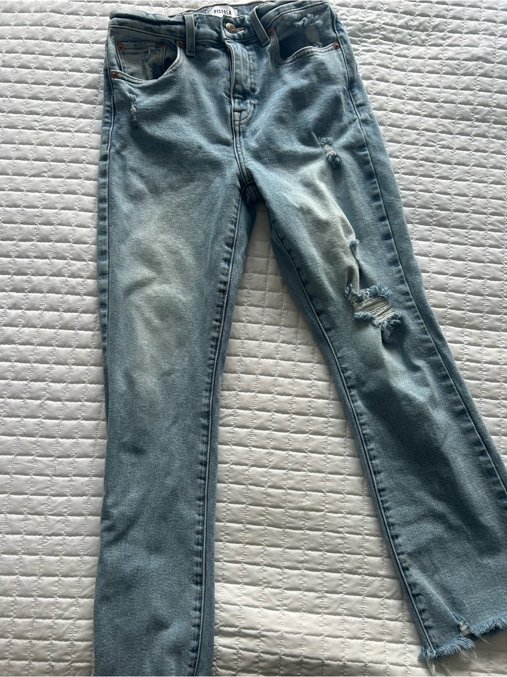 Pistola Light Blue Distressed Women’s Jeans